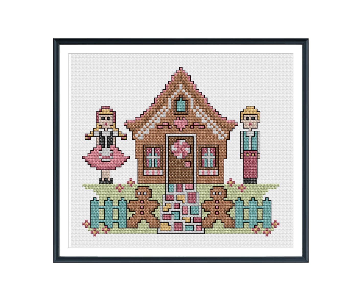 Hansel & Gretel Cross Stitch Pattern Instant Download