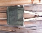 Pocket Purse - olive packing canvas