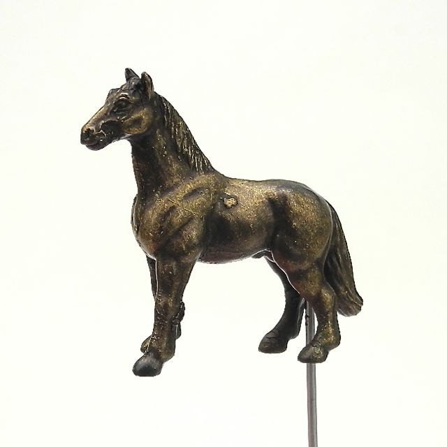 Miniature Garden Faux Bronze Horse for Miniature or Fairy Gardening Sculpture Garden Bling