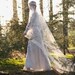 Fleur de lis chapel blusher tulle veil style 1911