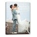 Personalized Your Photo to Canvas Words Wedding Photo and Poems vows lyrics Anniversary 12x16