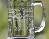 CHOCOBO and MOOGLE in a Bar Fanart Mug (-15.5 oz.-) ...Limited Edition...