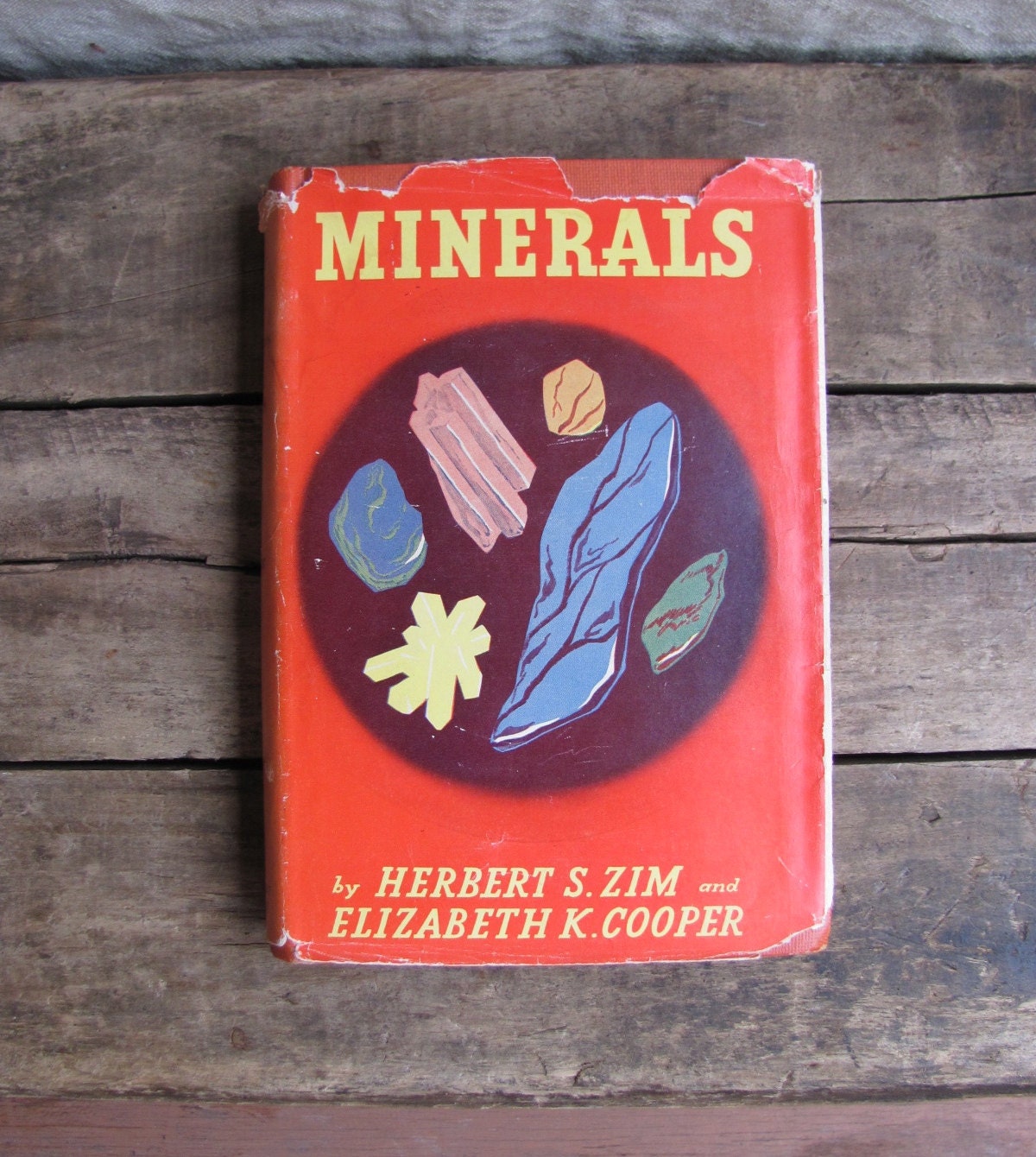 vintage 1940s science book // "Minerals: Their Identification, Uses and How to Collect Them"