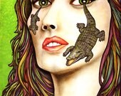 Crocodile Tears - 8x10 archival giclee print