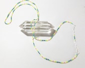 Seed Bead and Sterling Silver Necklace - Vernal