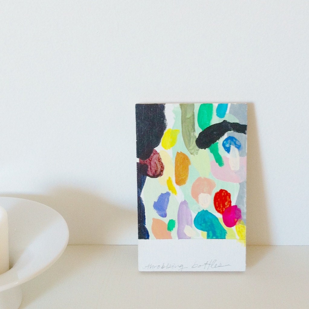 Abstract Pablo Neruda painting