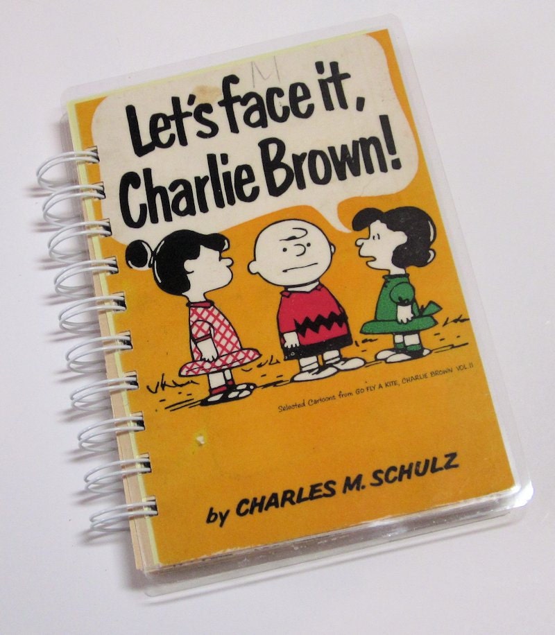 Peanuts Comic Strip Blank Book Journal Let's Face it Charlie Brown