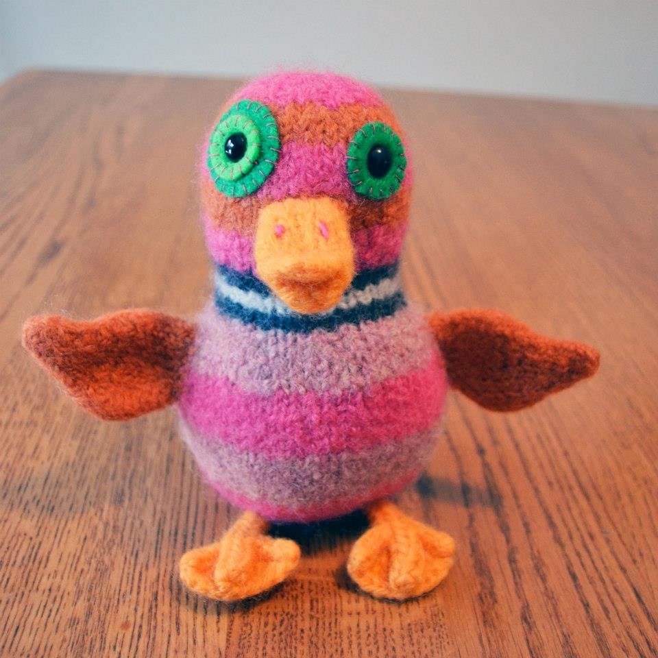 Knit Duck Monster (You Pick the Colors)