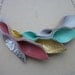 Petal Collection- Pastels Leather Petals Necklace