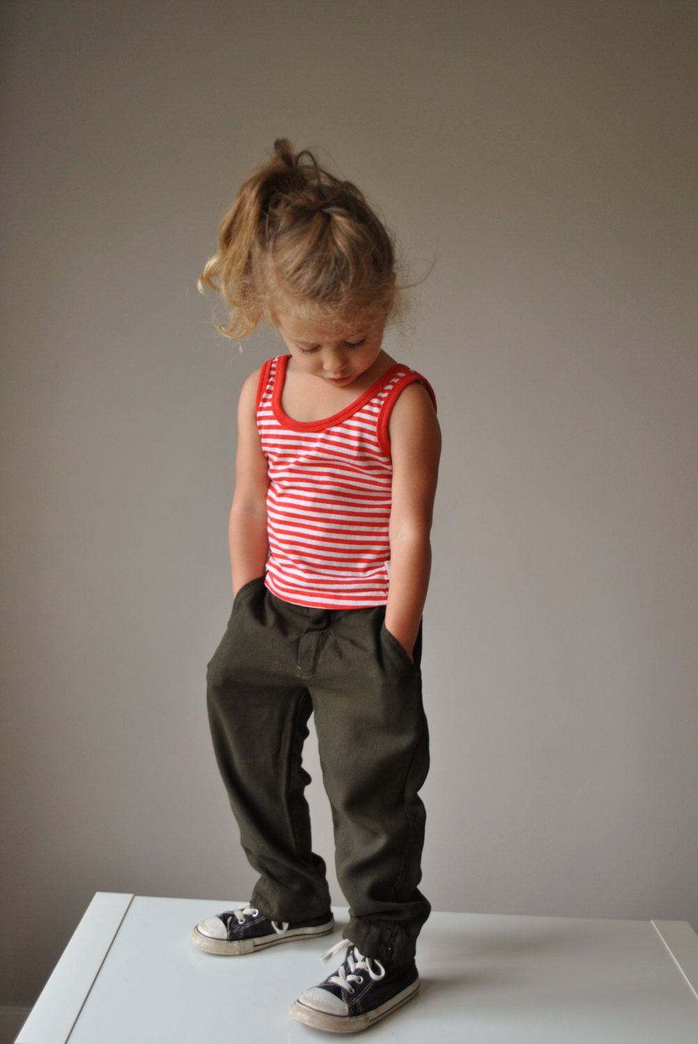 1980s Striped Wrangler Tank, size 18-24 months
