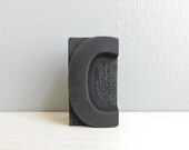 vintage wood type / 2" letterpress / C