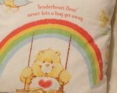 Handmade Care Bears Pillow Sham- Tenderheart Bear