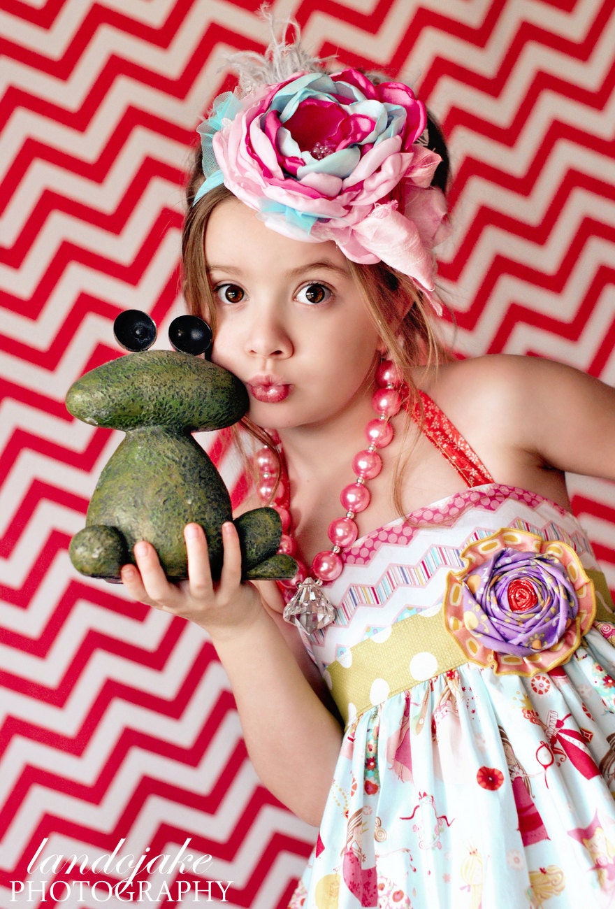 M2M Make a Wish Ellie Halter Top by JK Heirloom Chunky Necklace for Little Girls