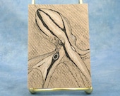 Octopus Mototi - Original ACEO Drawing