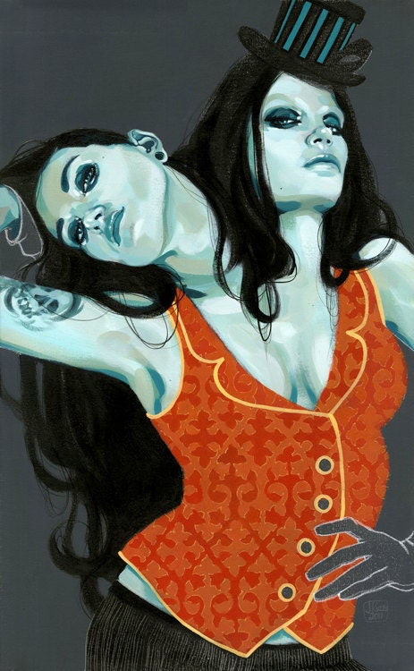 Freak Show - 12" x 19" Fine Art Print by Jonny Ruzzo