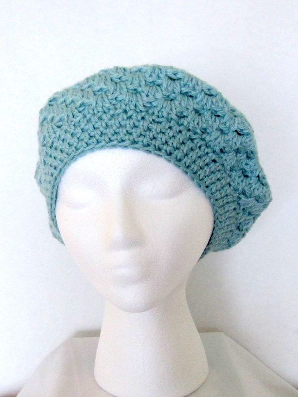 Crocheted Beret // Everyday's a Special Day in This Beret // Soft