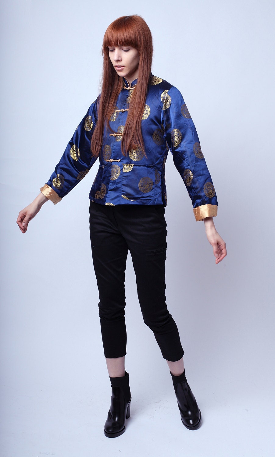 Vintage Empire of the Sun Chinese Smoking Jacket XS / S