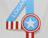 Avengers - Personalized Number Birthday Sign - Great for Photo Prop or Decoration