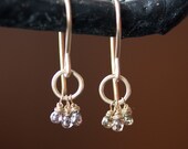 Chocolate Diamond Cluster Earrings