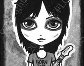 Born to be Bad 5x7 art print Joan Jett