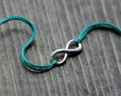 teal friendship bracelet infinity charm bracelet best friends thread wish bracelet forever love letterhappy etsy dark mint best friends