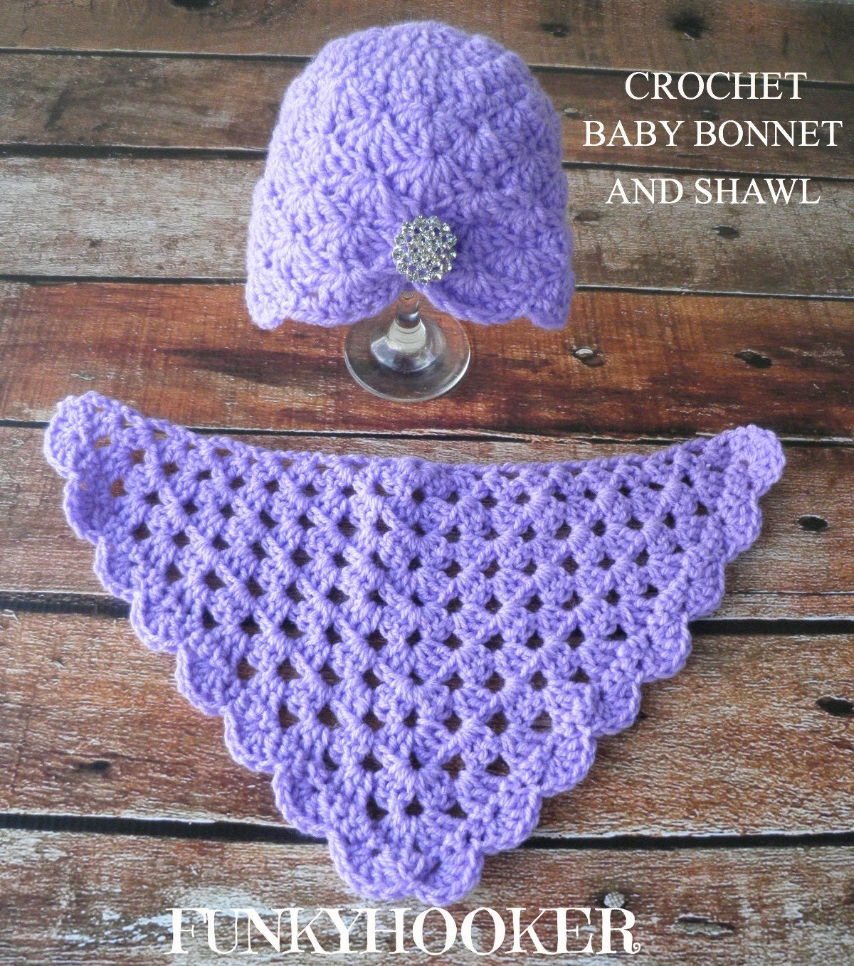 Newborn Turban and Shawl Photography Prop LILAC