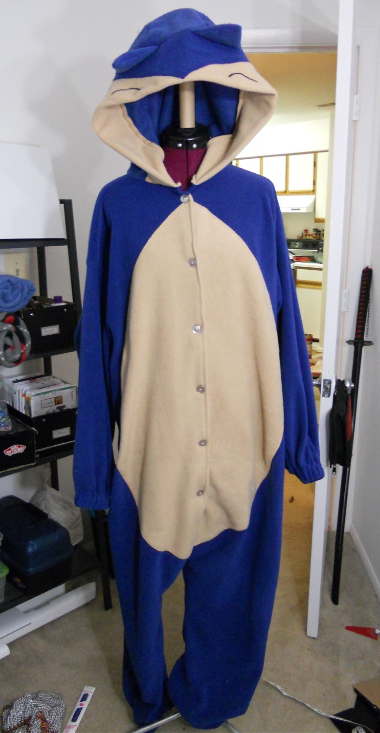 Snorlax Kigurumi Pajamas (Made to Order)