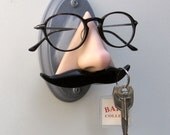 Wall Mounted Nose Eyeglass Holder, Mustache Key Hook, Wall Decor, Eyewear Display,organizer,sunglasses display