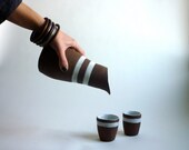 striped carafe
