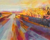 SALE ITEM - Sunset Towards Slack ( Limted Edition Archival Print - Size 2 )
