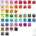 25 Mix and Match 5 Inch YKK Zippers cherry red bright orange tangerine green apple sunshine yellow caramel slate