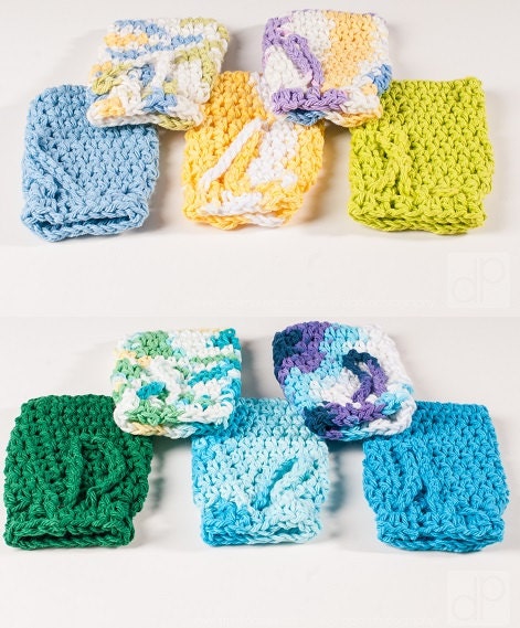 Soap Saver by Sam, Cotton, You Choose Color - Free Shipping