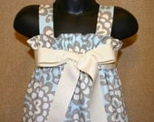 New for 2013 - Zadee Dress - Amy Butler Lotus Collection fabric in Sky Blue