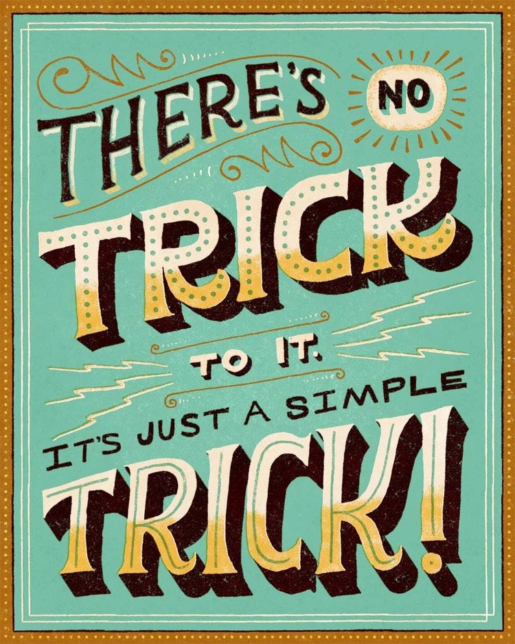Simple Trick - Art Print