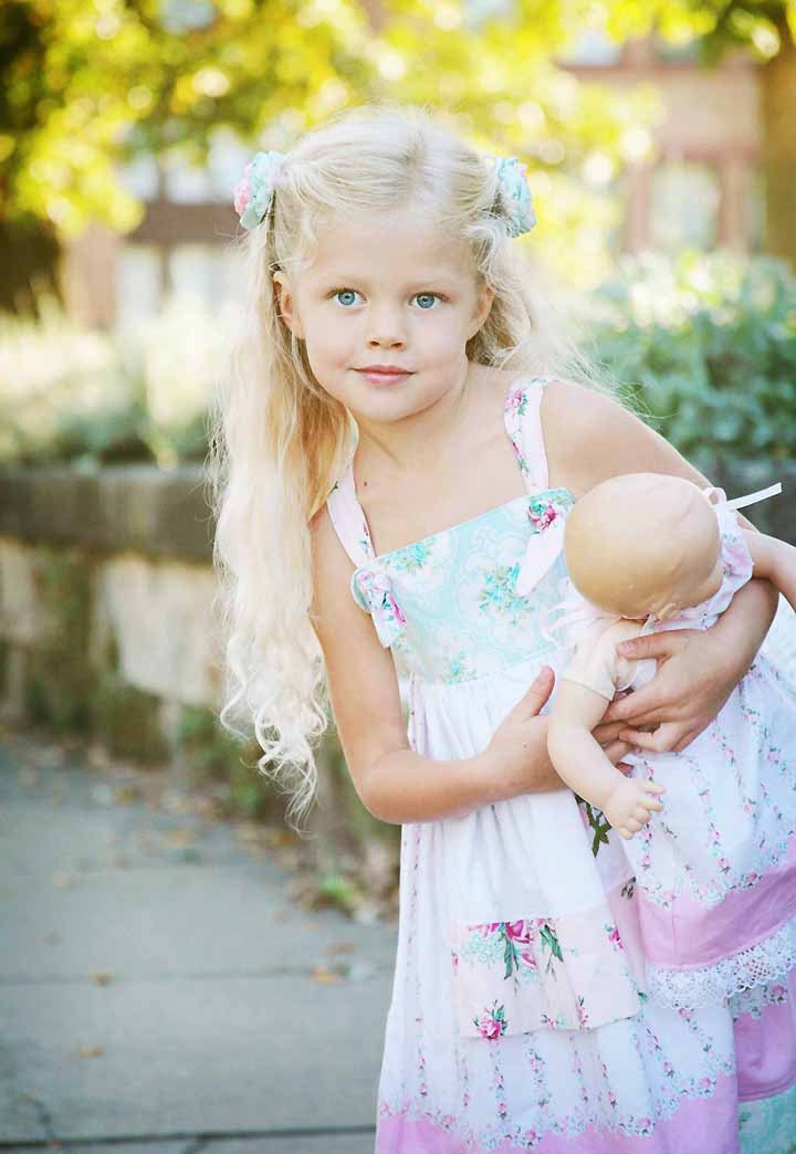 Paris In The Spring apron knot dress, shabby chic, pink, green, aqua, swiss dot, photo prop, boutique girls