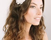 MELODIE Headband-  floral, bridal, rhinestone, crystal, veil, wedding, tiara, headpiece