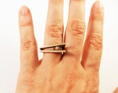 Peek-A-Boo Ring in Steel