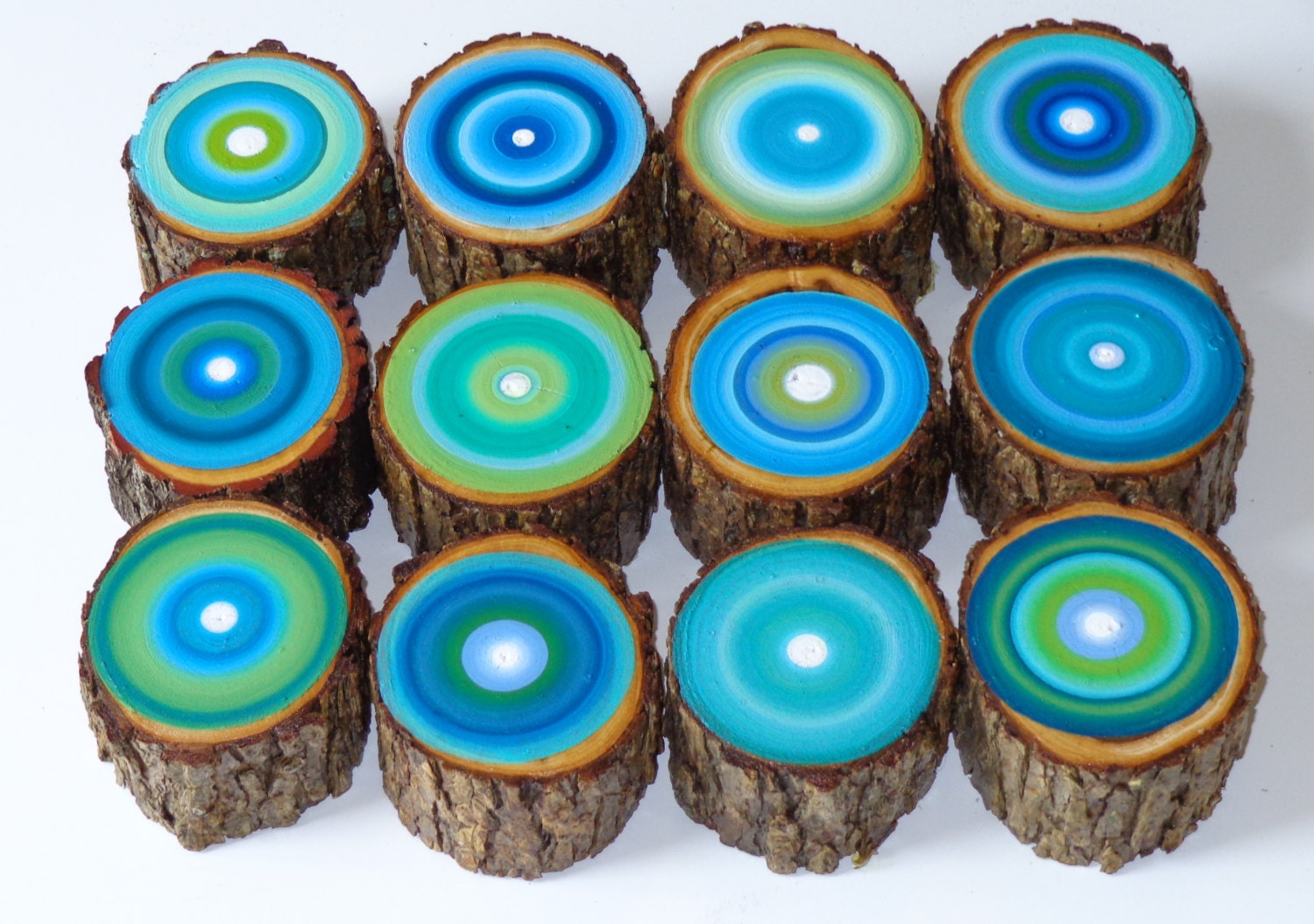 Reclaimed Wood 12 Tree Rings Custom Listing  Reclaimed Wood Beautiful Dimensional Wall Art Eco Friendly