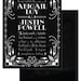 Million Dollar Trooper -  Gatsby Wedding Invitation Sample