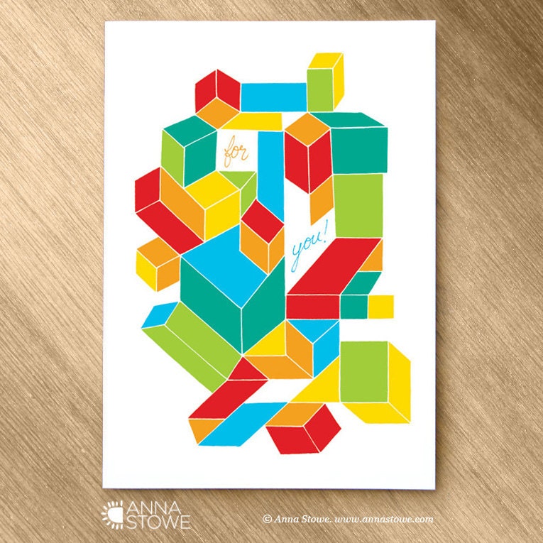 For you. Greeting Card 5x7 - blank