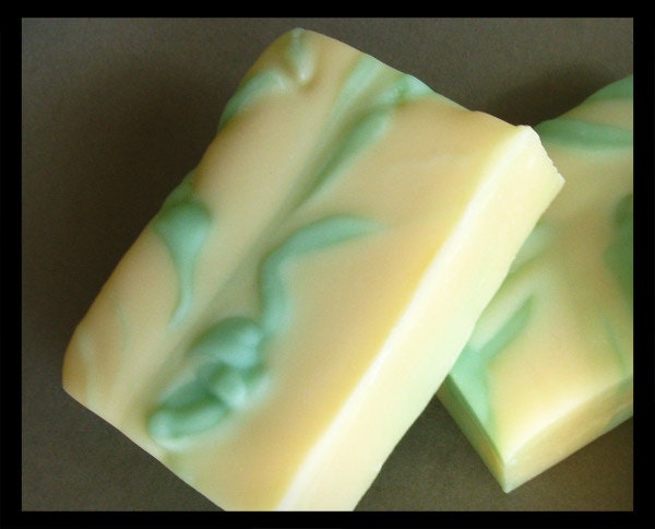Chardonnay Wine Soap -- Handmade Olive Oil Soap -- Shea Butter Soap -- Bath and Beauty
