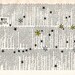 Dictionary Print - Moon and Stars - Vintage Book Art Print - Upcycled Art - Recycled Book Print - Outer Space Constellations Night Sky