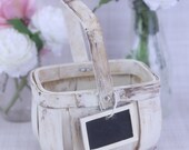 Small Personalized Toddler Easter Basket Shabby Chic Spring Decor (Item Number 130094) READY TO SHIP