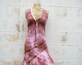 Rustic Sundress/Tie Dye Dress/Upcycled Clothing