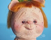 Bruna -  art doll ooak creature freak circus carnivale fantasy rare skin mascot magical fairy tale