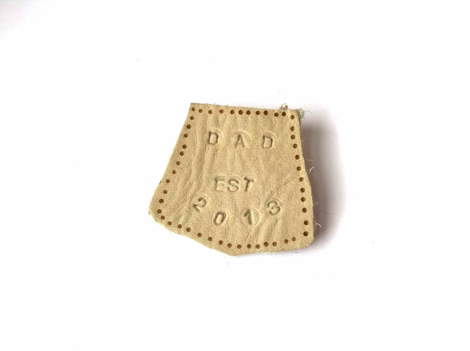 Mens Leather Accessory Fathers Day Lapel Pin