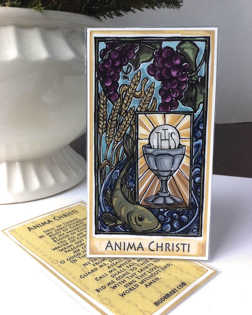 Communion Prayer Holy Card