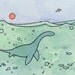 Dinosaur Plesiosaur Art Print 5x7