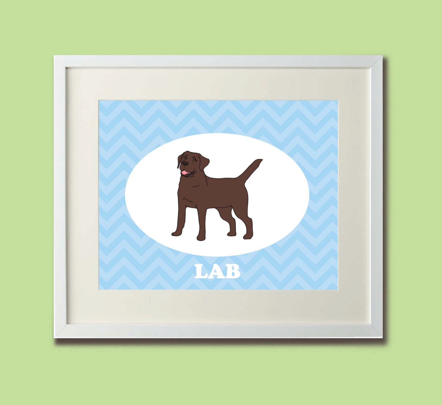 Chocolate Labrador Retriever Dog Portrait ( 8x10 Fine Art Print )