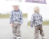 the SURFER slacks boy lounge pants PDF PATTERN 2t-6